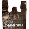 HDPE 물자 비닐 봉투, 당신을 감사하십시오 티셔츠는 18 미크론 – 케이스 당 500의 부대 부대 검정을 실행합니다
