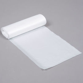33 갤런 고밀도 플라스틱 쓰레기 봉지는 강선을 16 미크론 백색 색깔 통조림으로 만듭니다