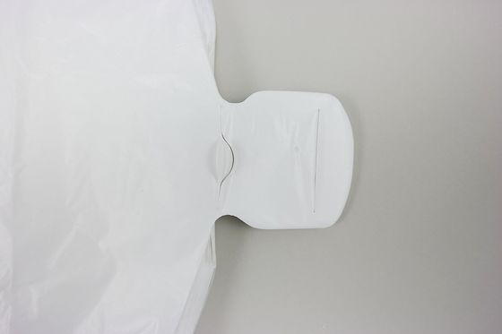 t-셔츠 쇼핑 백 13 mic. 1000/case, 인쇄, HDPE 물자를 가진 WHITE 색깔