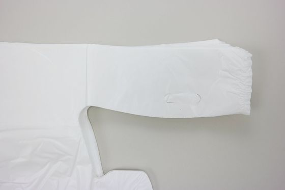 t-셔츠 쇼핑 백 13 mic. 1000/case, 인쇄, HDPE 물자를 가진 WHITE 색깔